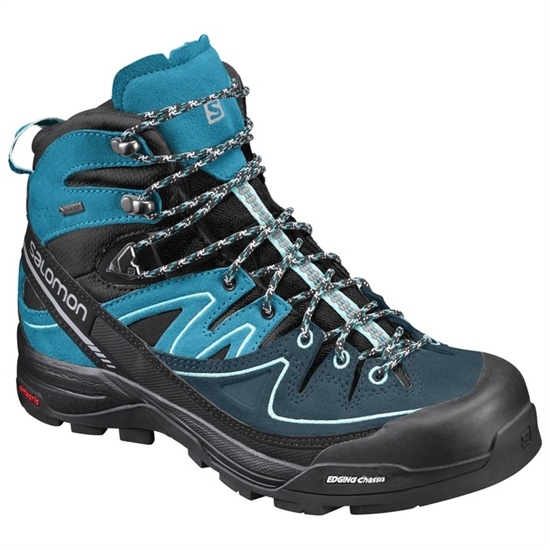 Salomon X Alp Mid Ltr Gtx W Men's Hiking Boots Blue / Black | MLBQ07815
