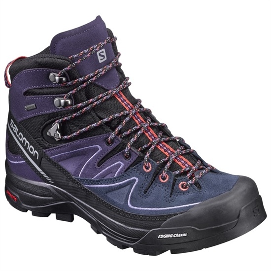 Salomon X Alp Mid Ltr Gtx W Men's Hiking Boots Dark Blue / Black | XHQS95684