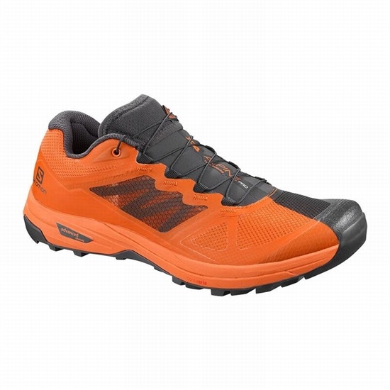 Salomon X Alpine /Pro Men's Trail Running Shoes Dark Grey / Orange | ODQP18279