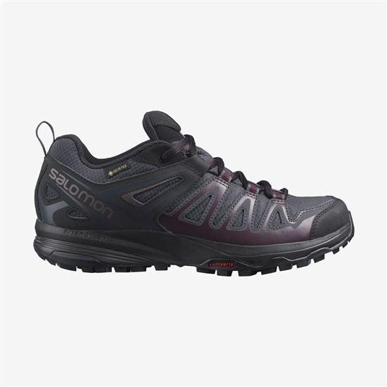 Salomon X Crest Gore-tex Women's Hiking Shoes Black | VKXS41526