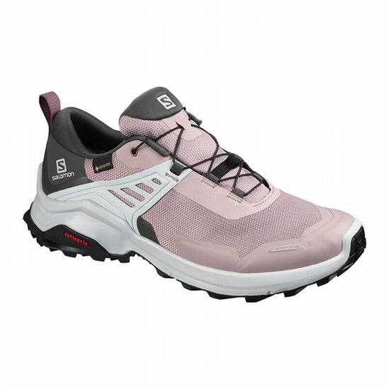 Salomon X Raise Gore-tex Women's Hiking Shoes Pink | YFXE90327