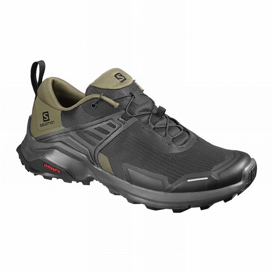 Salomon X Raise Men's Hiking Shoes Black / Purple | OAXH79608