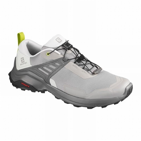 Salomon X Raise Men's Hiking Shoes Grey / Light Green | XZRS35726