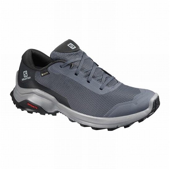 Salomon X Reveal Gore-tex Women's Hiking Shoes Dark Blue / Black | ASBZ24870