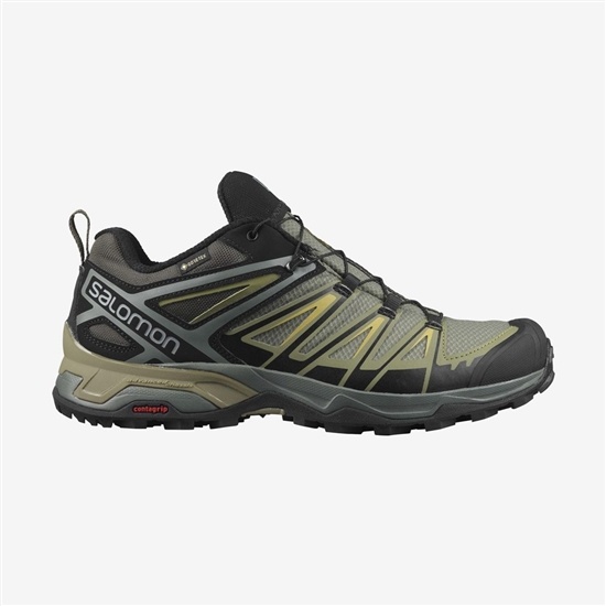 Salomon X Ultra 3 Gore-tex Men's Hiking Shoes Gold | XLJT01836