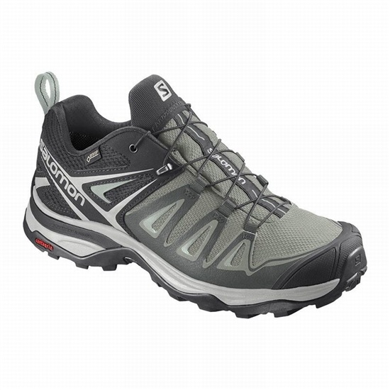 Salomon X Ultra 3 Gore-tex Women's Hiking Shoes Light Turquoise / Grey | MVWQ25789