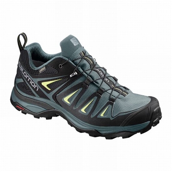 Salomon X Ultra 3 Gore-tex Women's Hiking Shoes Green / Black | ZTEV13562