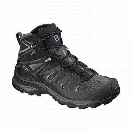 Salomon X Ultra 3 Mid Gore-tex Women's Hiking Boots Black | UMHL12648