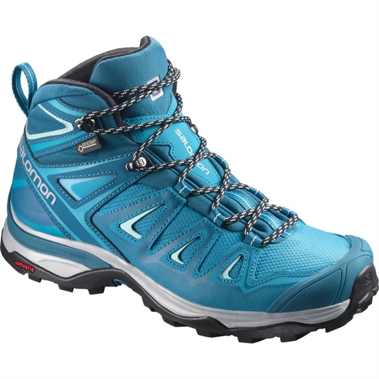 Salomon X Ultra 3 Mid Gtx W Women's Hiking Shoes Turquoise | QNDR02964