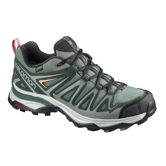 Salomon X Ultra 3 Prime Gtx W Women's Hiking Shoes Light Green | JKZY83216