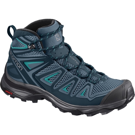 Salomon X Ultra Mid 3 Aero W Women's Hiking Shoes Navy / Black | YNVT06521
