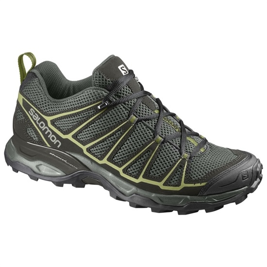 Salomon X Ultra Prime Men's Hiking Shoes Olive / Black | ZKFV64387