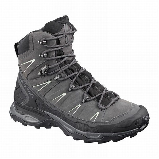 Salomon X Ultra Trek Gore-tex Women's Hiking Boots Black / Grey | SGOP63048