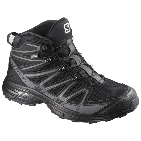 Salomon X-chase Mid Gtx W Women's Hiking Shoes Black | BNTM74893