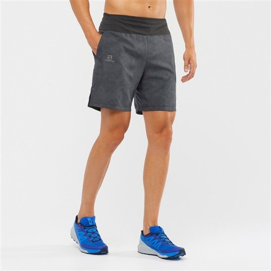 Salomon Xa 7 Men's Shorts Black | WOQG29051