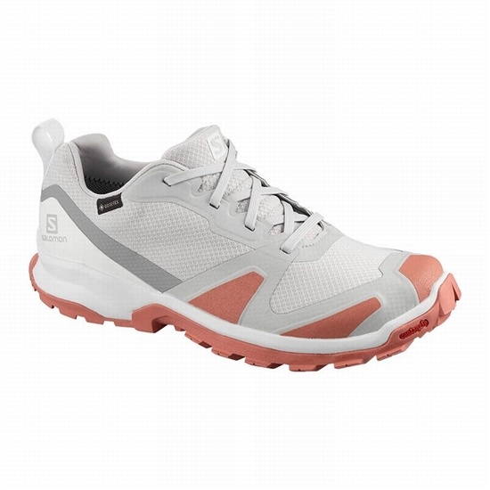 Salomon Xa Collider Gtx W Women's Trail Running Shoes Grey / Dark Red | HWYN45879