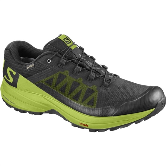 Salomon Xa Elevate Gtx Men's Trail Running Shoes Black / Dark Green | WXPL68495