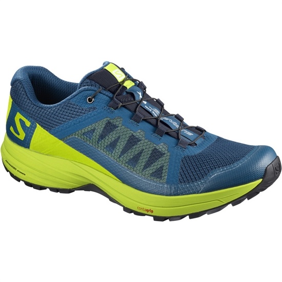 Salomon Xa Elevate Men's Trail Running Shoes Blue / Green | ZCNI26943