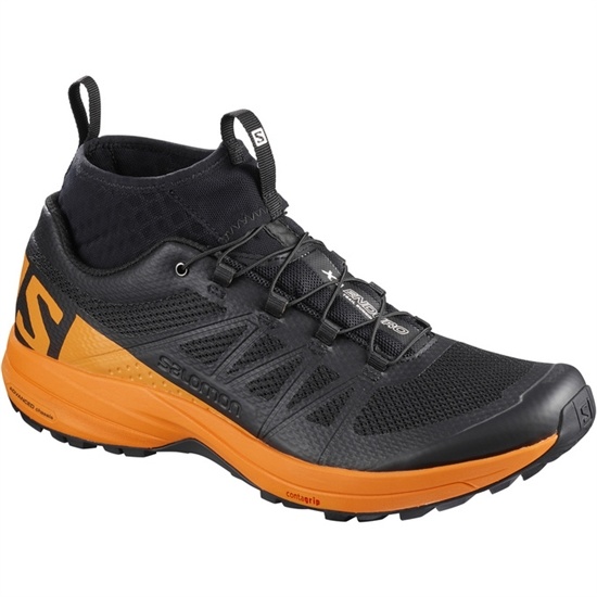 Salomon Xa Enduro Men's Trail Running Shoes Black / Orange | APNQ71063