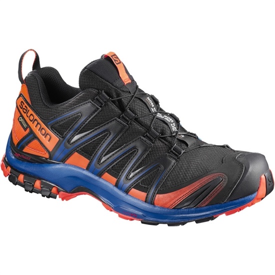 Salomon Xa Pro 3d Gtx Ltd Men's Trail Running Shoes Black / Orange / Blue | DZHB97284