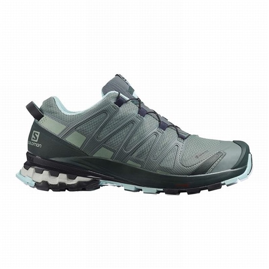 Salomon Xa Pro 3d V8 Gore-tex Women's Hiking Shoes Green | NFCU98642
