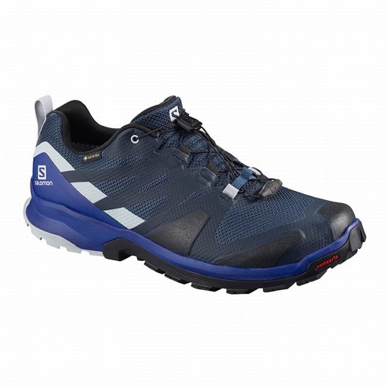 Salomon Xa Rogg Gtx Men's Trail Running Shoes Navy / Black | KOIH61954
