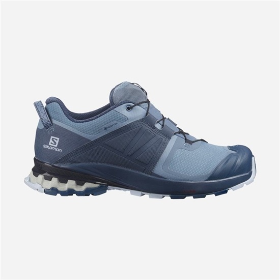 Salomon Xa Wild Gore-tex Women's Trail Running Shoes Blue | IGXE98314