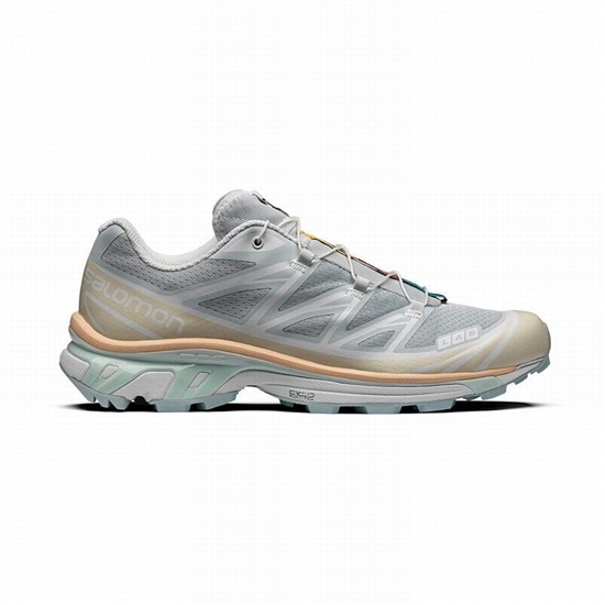 Salomon Xt-6 Men's Trail Running Shoes Grey / Blue | MKLI26148