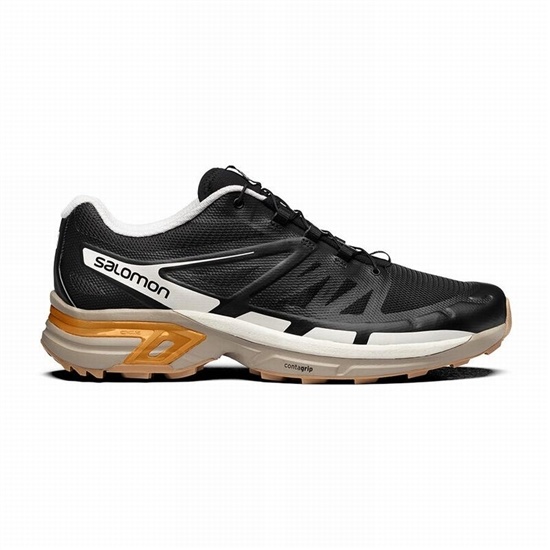 Salomon Xt-wings 2 Men's Trail Running Shoes Black / Gold | XGTV18475